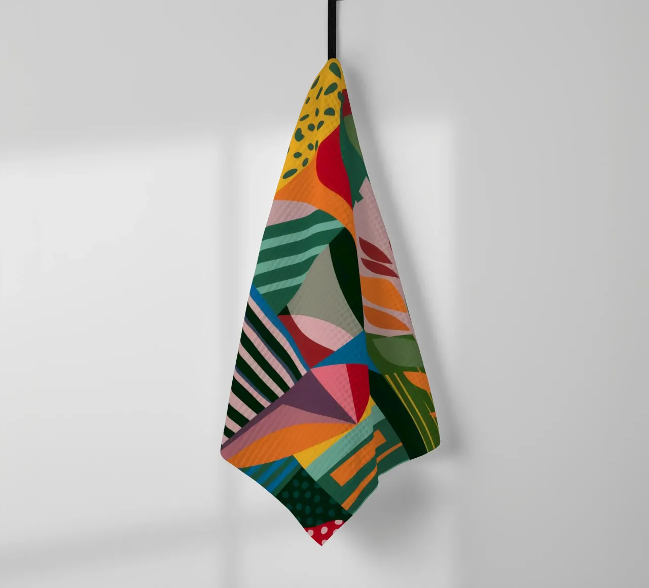 Feuillage à motifs abstraits torchon de FadeAura