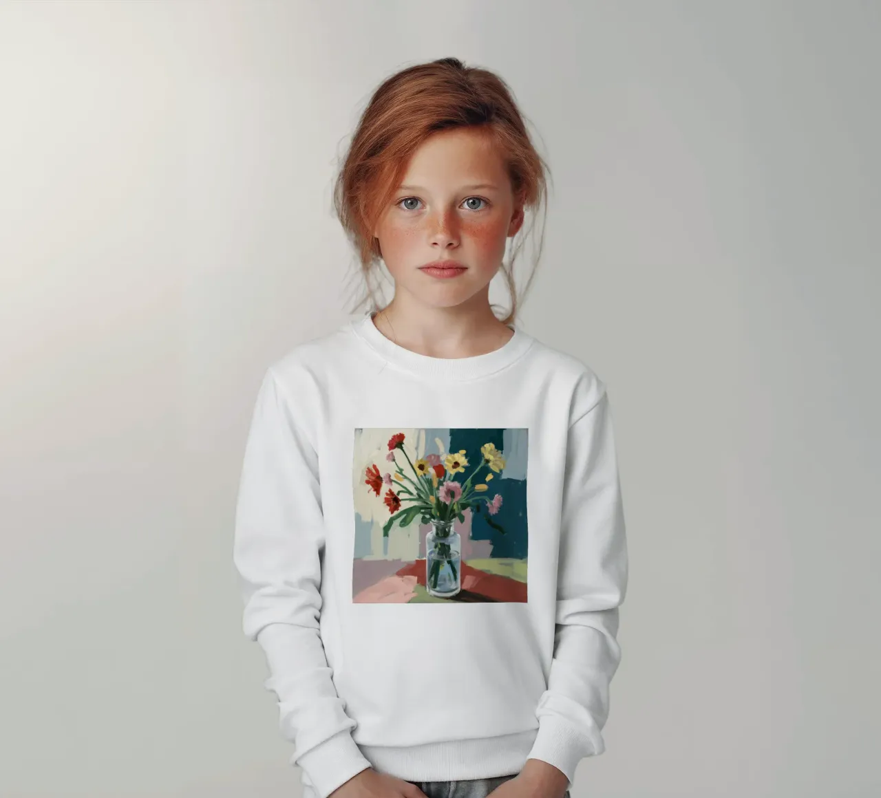 Vaso trasparente Moody Blooms felpa bambino da Stone Decade