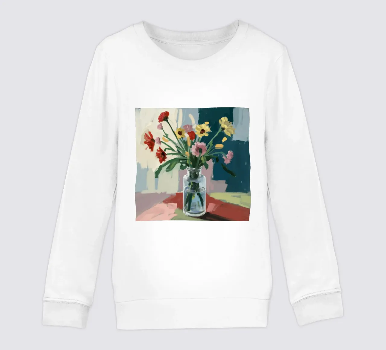 Vaso trasparente Moody Blooms felpa bambino da Stone Decade