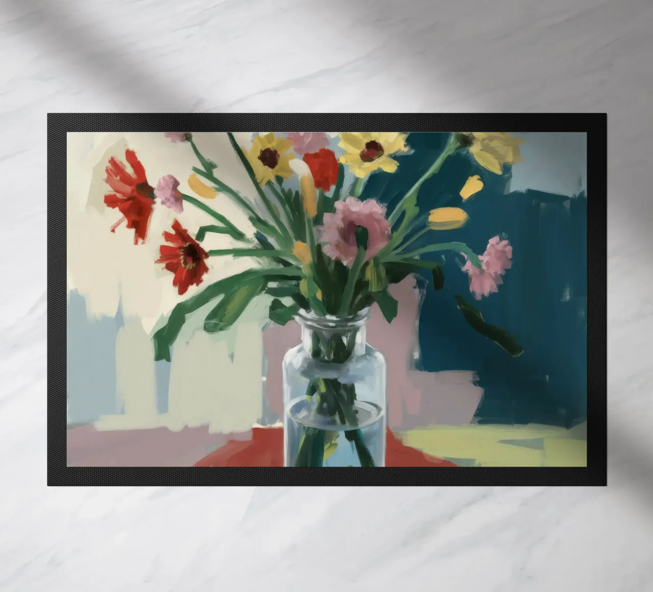 Vaso trasparente Moody Blooms zerbino da Stone Decade