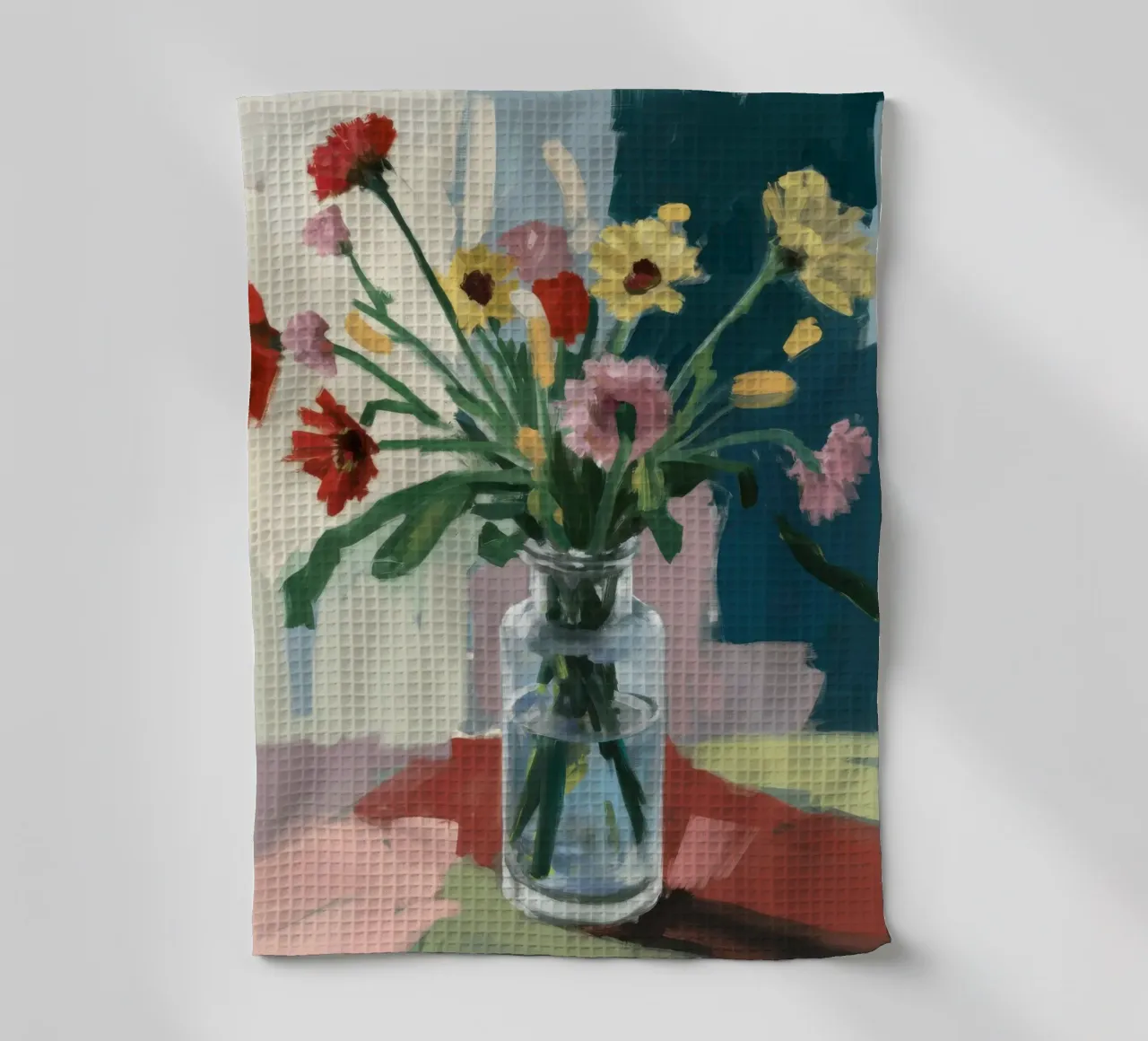 Vaso trasparente Moody Blooms canovaccio da cucina da Stone Decade