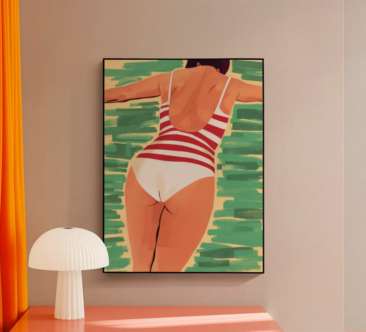 Red Stripe Verano metacrilato de FadeAura