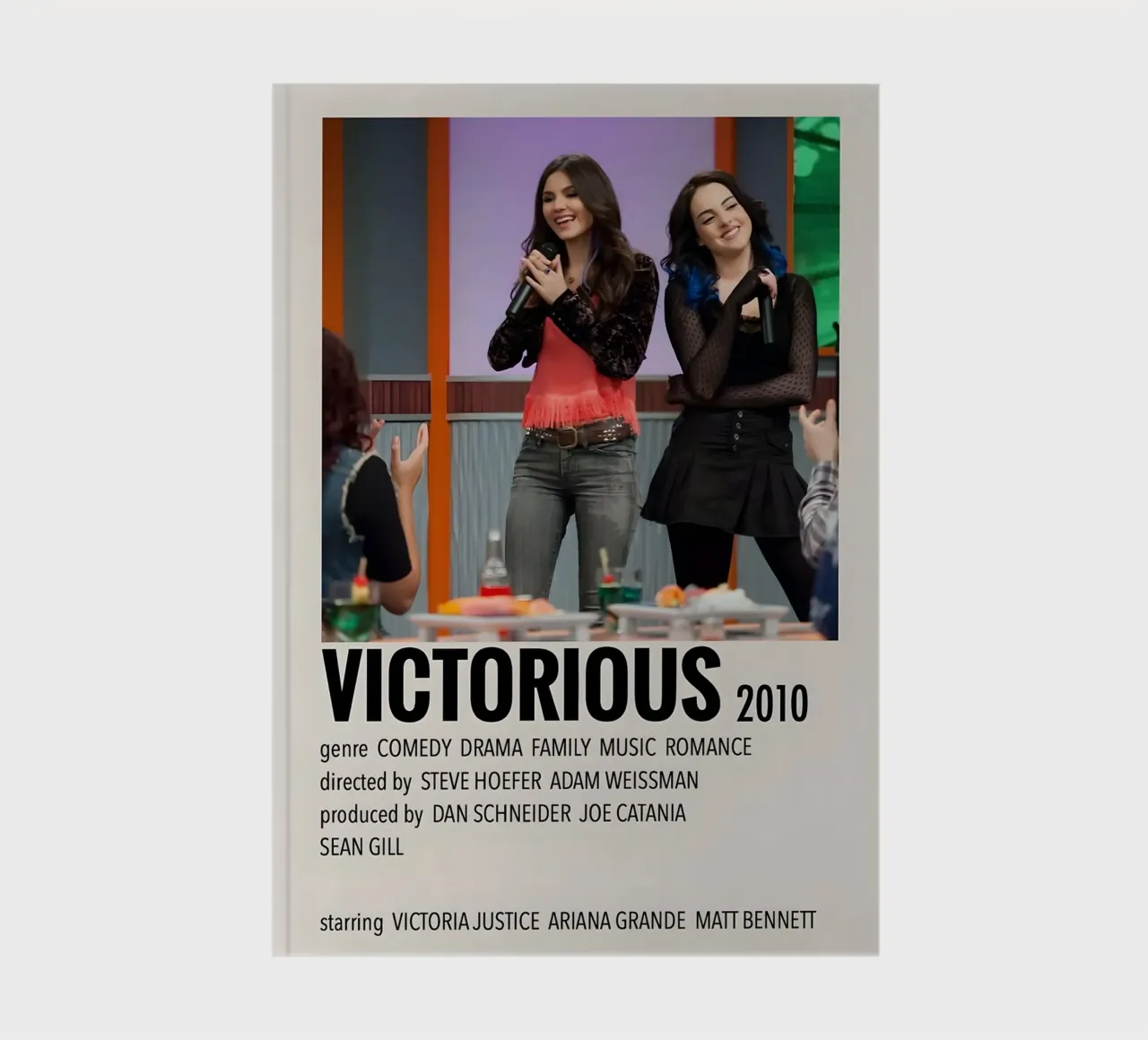 VICTORIOUS 2010 notebook by MVFminimalist
