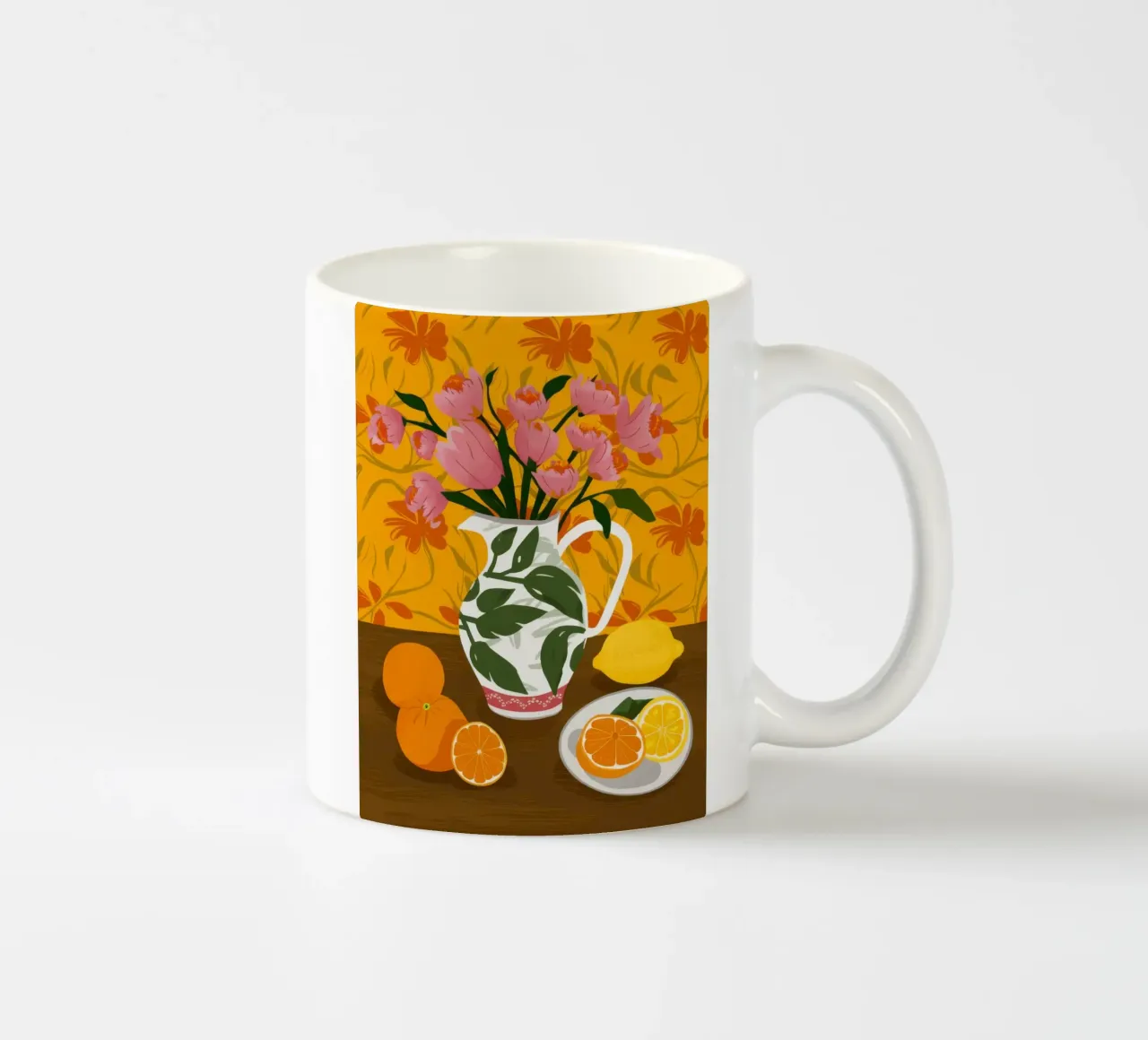 Medley di arance e limoni tazza in ceramica da Stone Decade