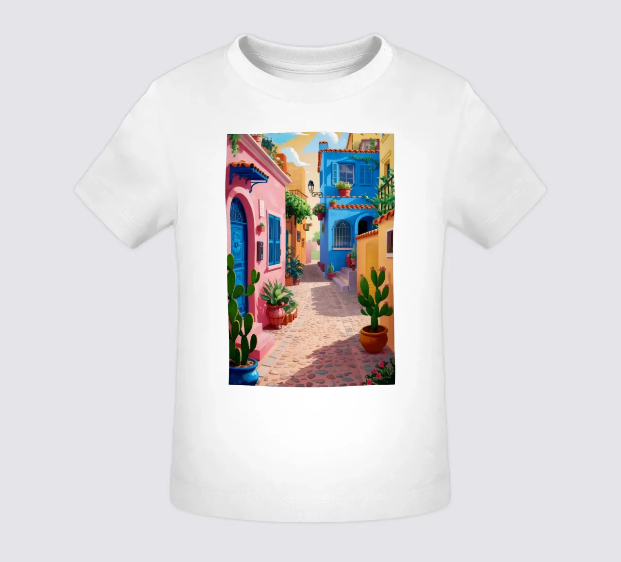 Charming Alleyway Stroll baby t-shirt by FadeAura