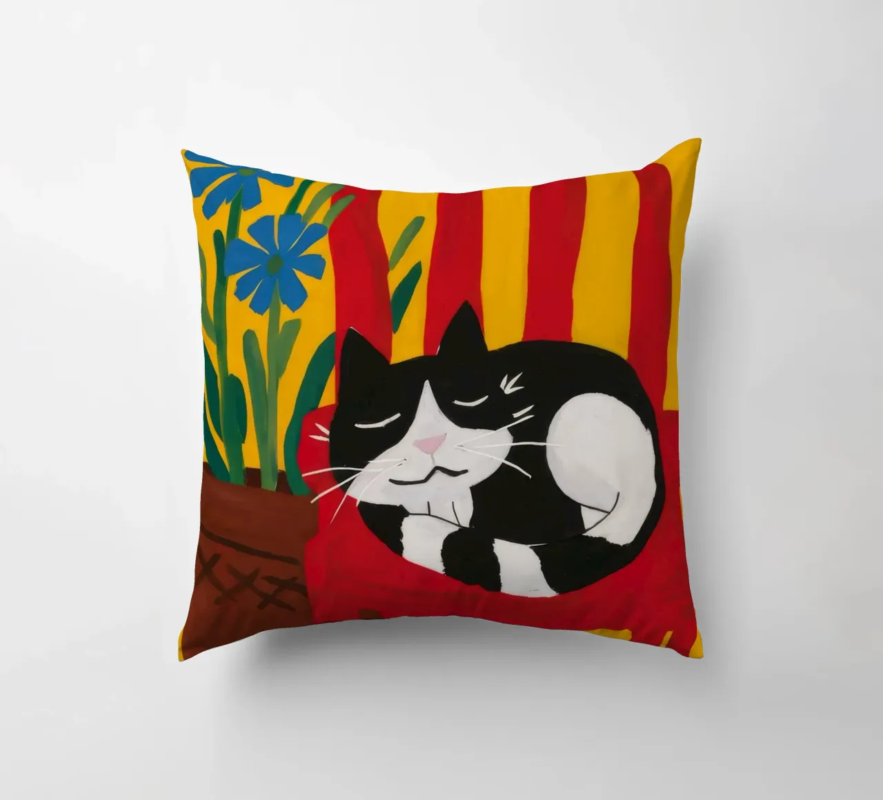 Sedia per gatti addormentati cuscino da Muse Artworks