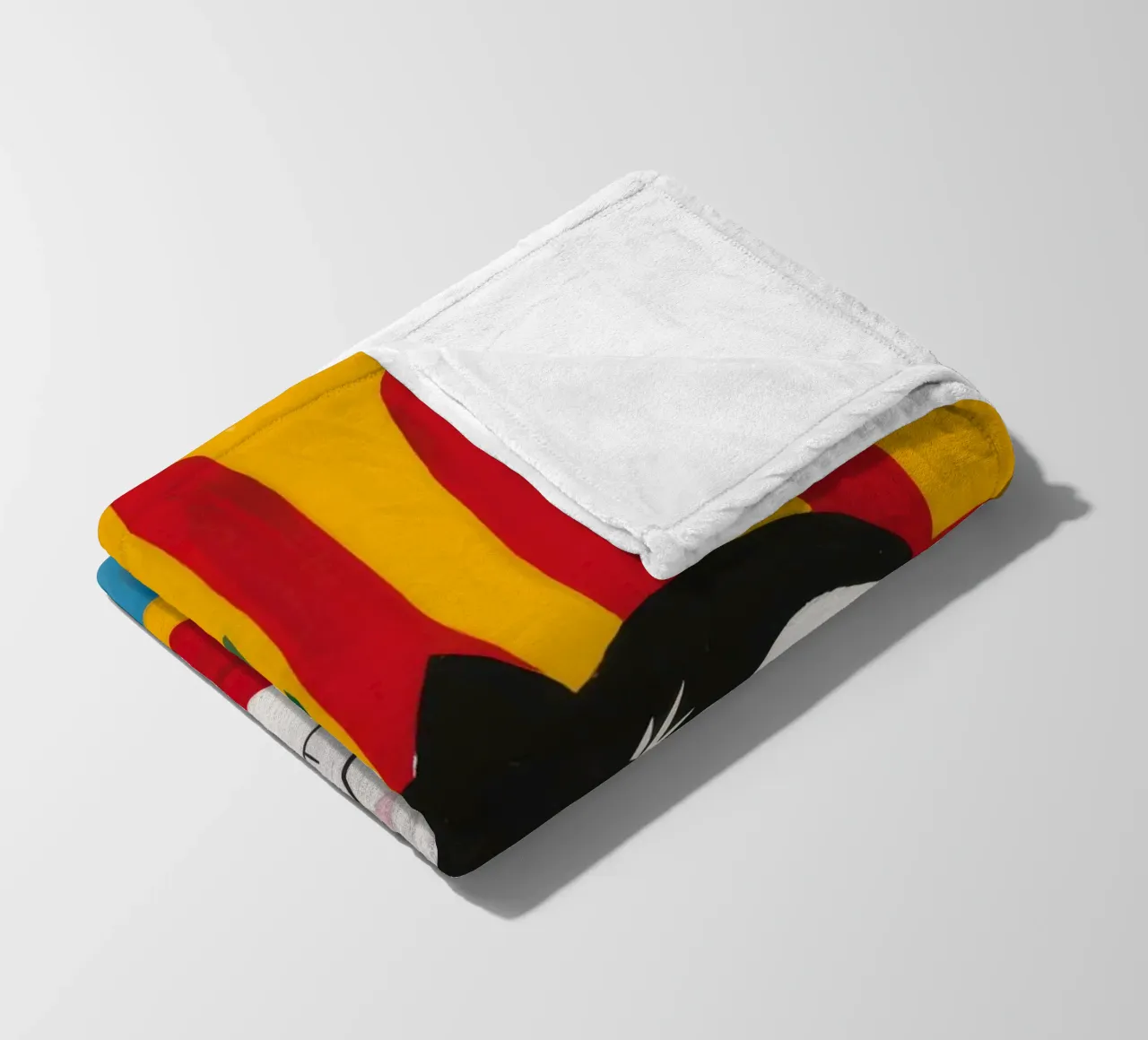 Sedia per gatti addormentati coperta in pile da Muse Artworks