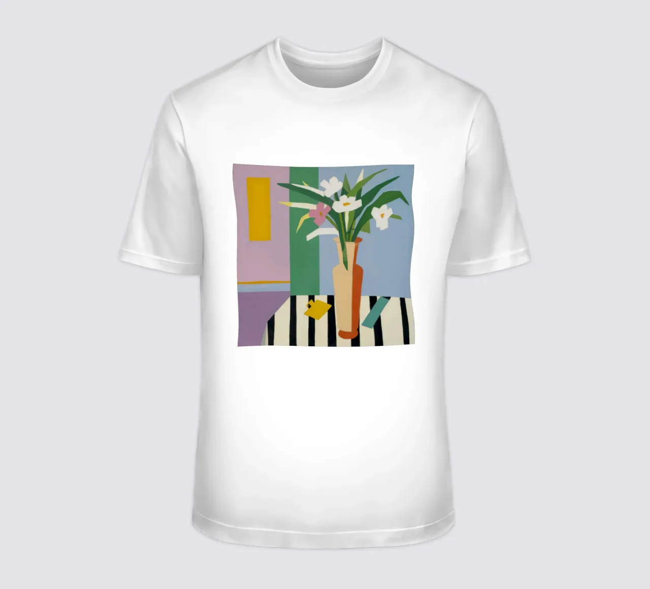 Florero Color Block Limón camiseta de Stone Decade