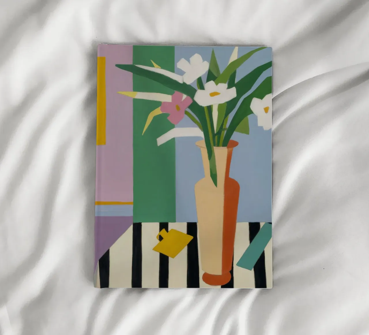 Color Block Lemon Vase notebook by Stone Decade