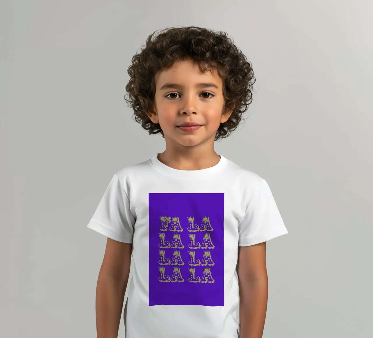 Falalala kids t-shirt by cafelab