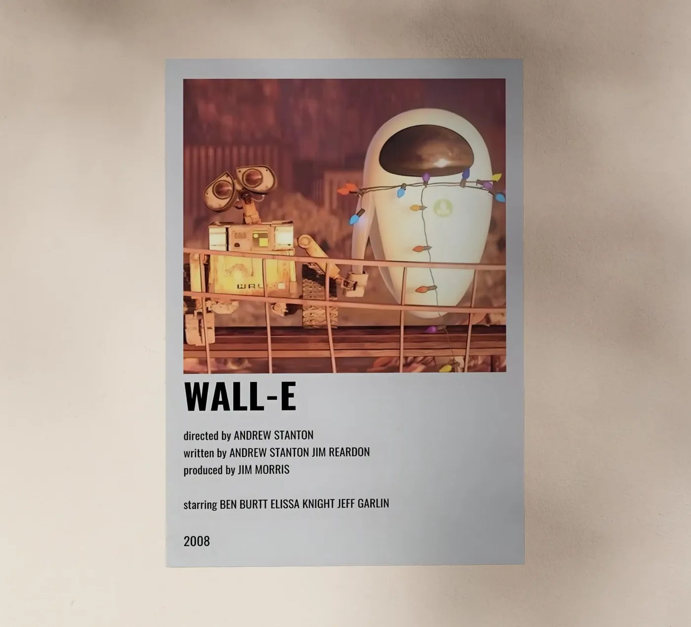 WALL-E pellicola backlit da MVFminimalist