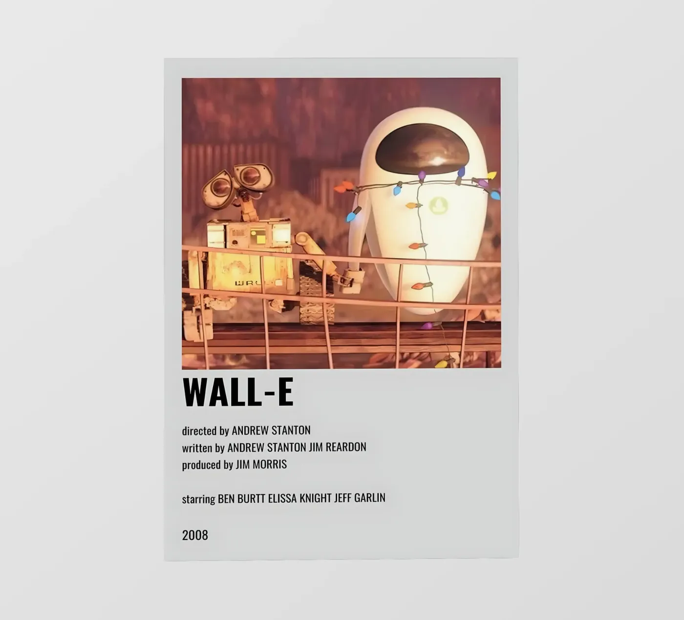 WALL-E fotobehang van MVFminimalist