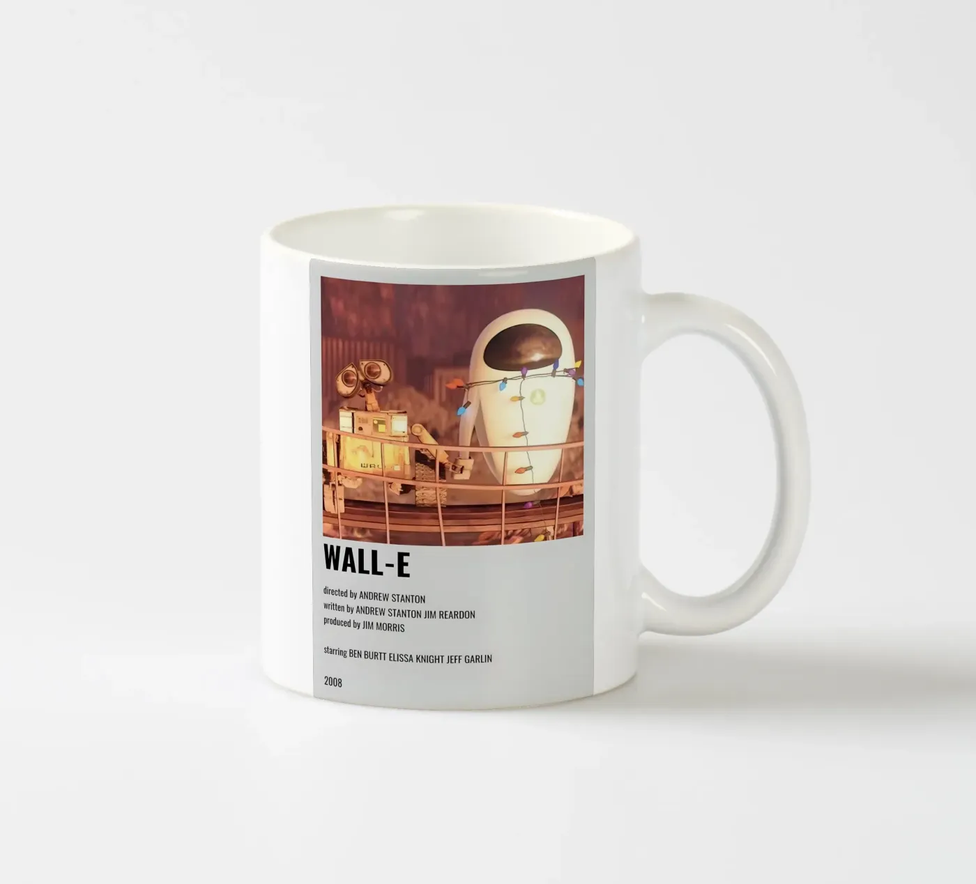 WALL-E ceramic mug by MVFminimalist