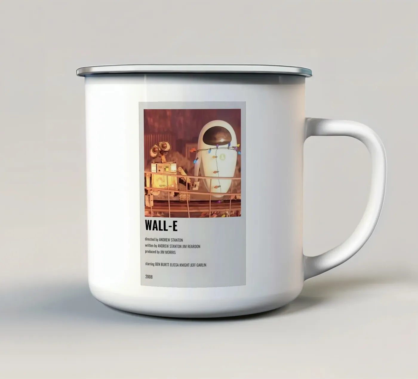 WALL-E enamel mug by MVFminimalist