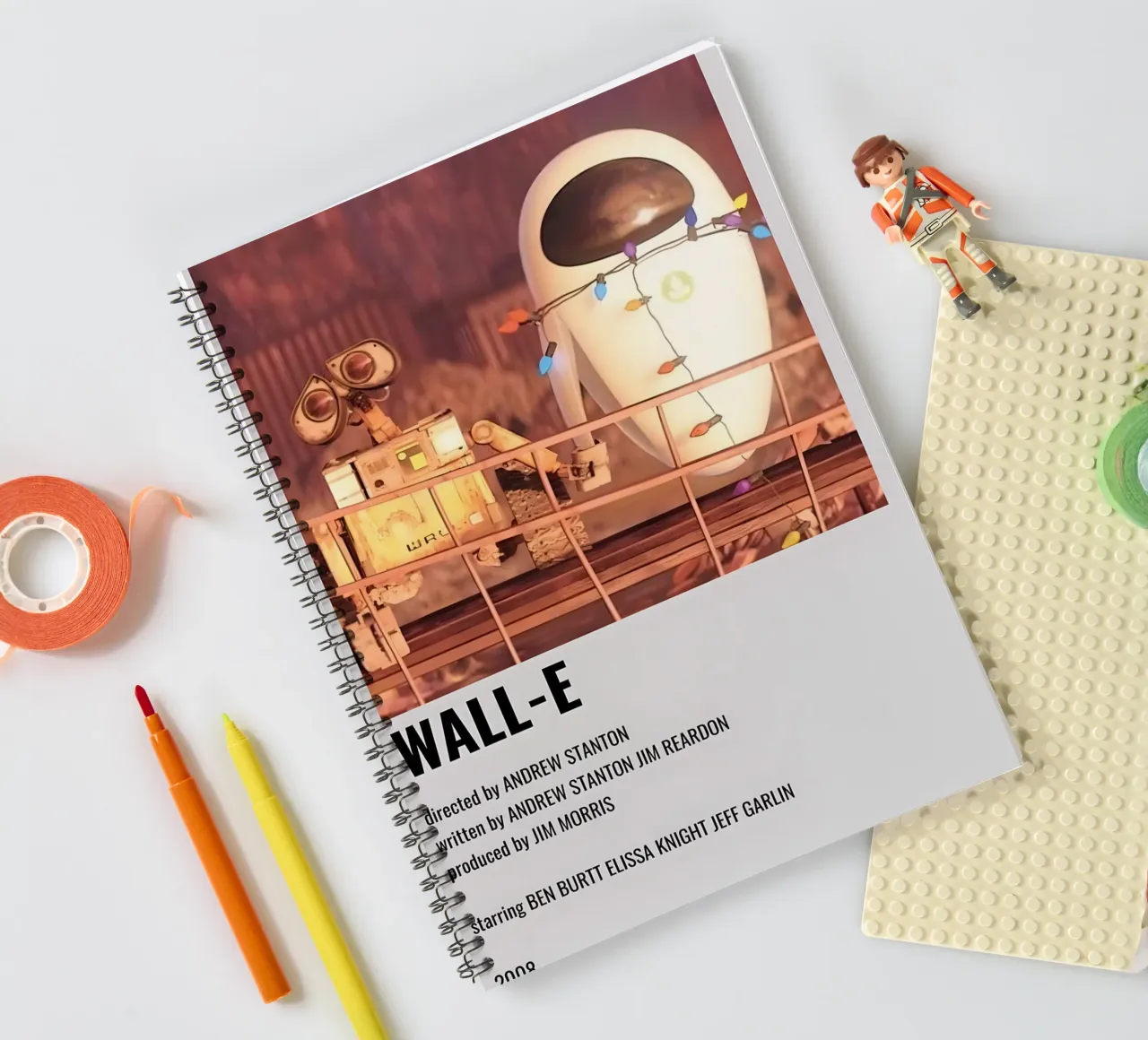 WALL-E spiral notebook by MVFminimalist