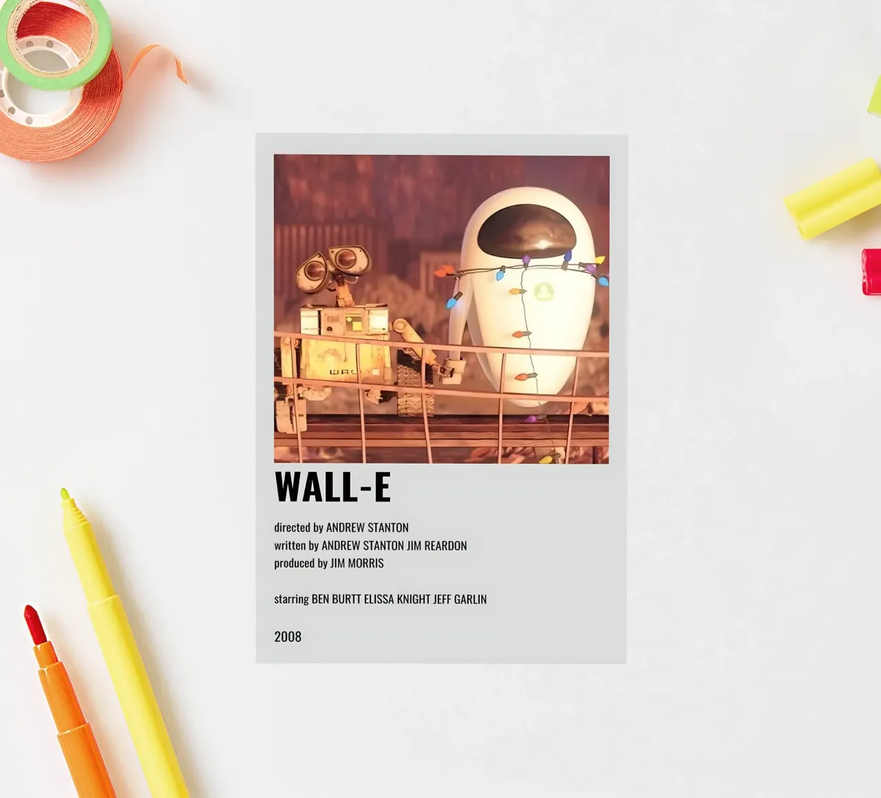 WALL-E sticker van MVFminimalist