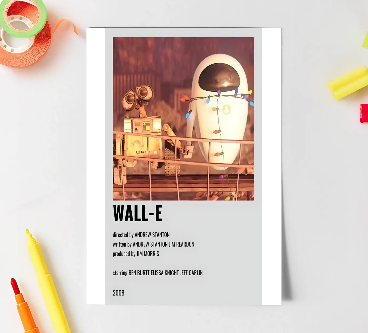 WALL-E Stickerbogen von MVFminimalist
