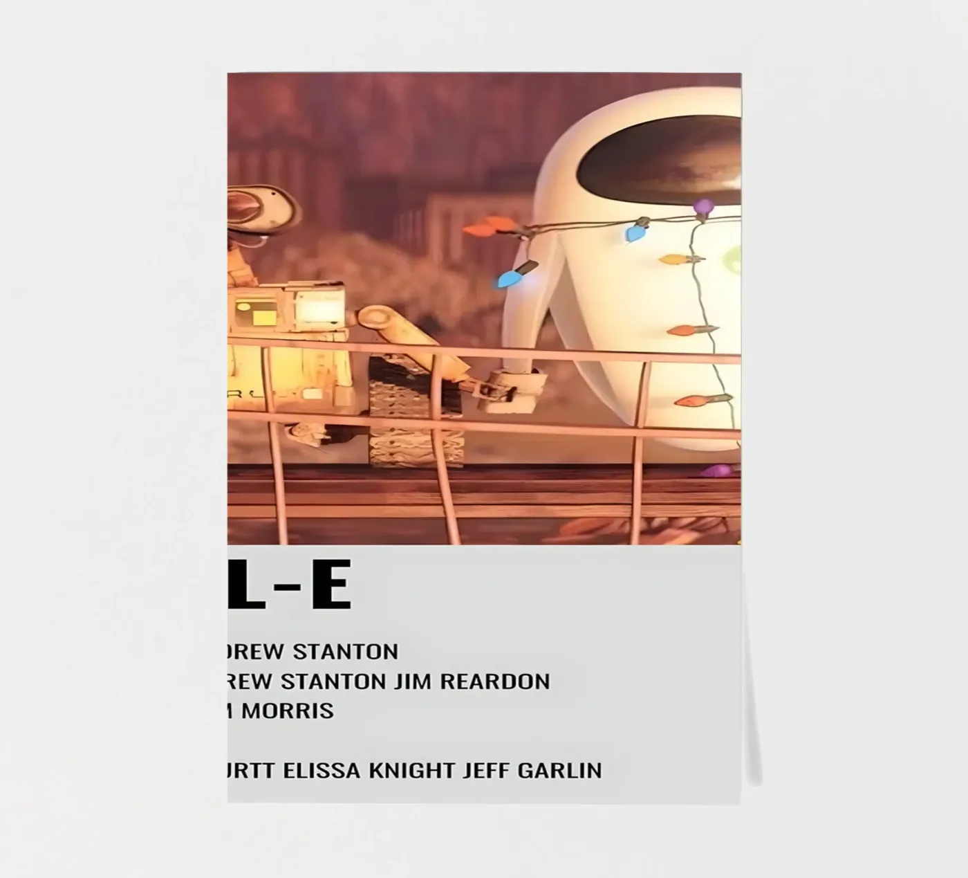 WALL-E stickervel van MVFminimalist