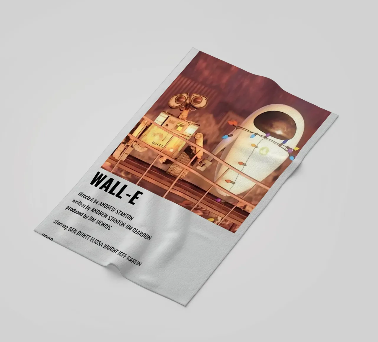 WALL-E beach towel by MVFminimalist