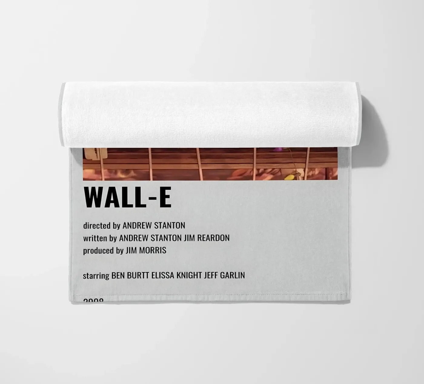 WALL-E beach towel by MVFminimalist