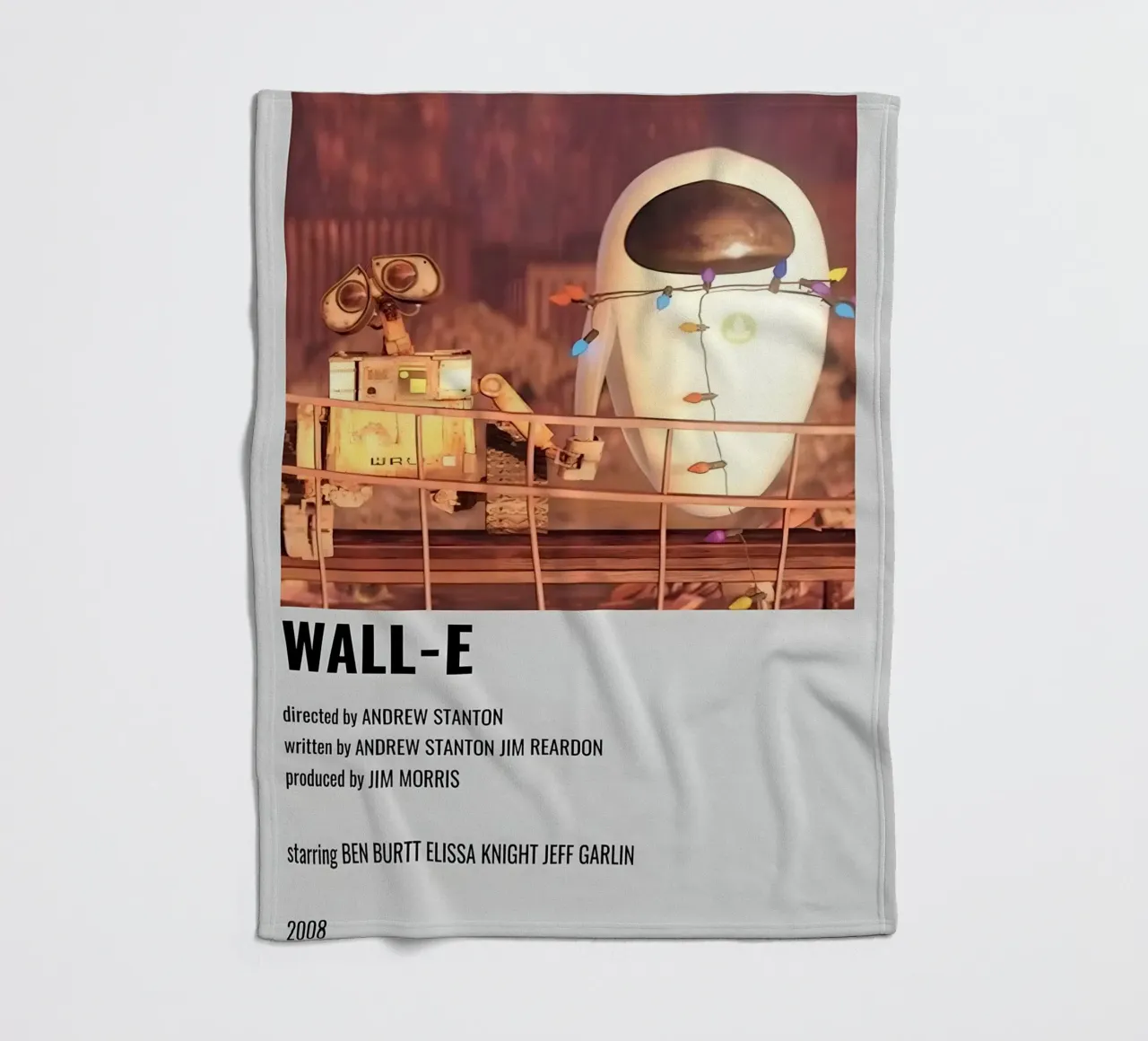 WALL-E fleecedeken van MVFminimalist