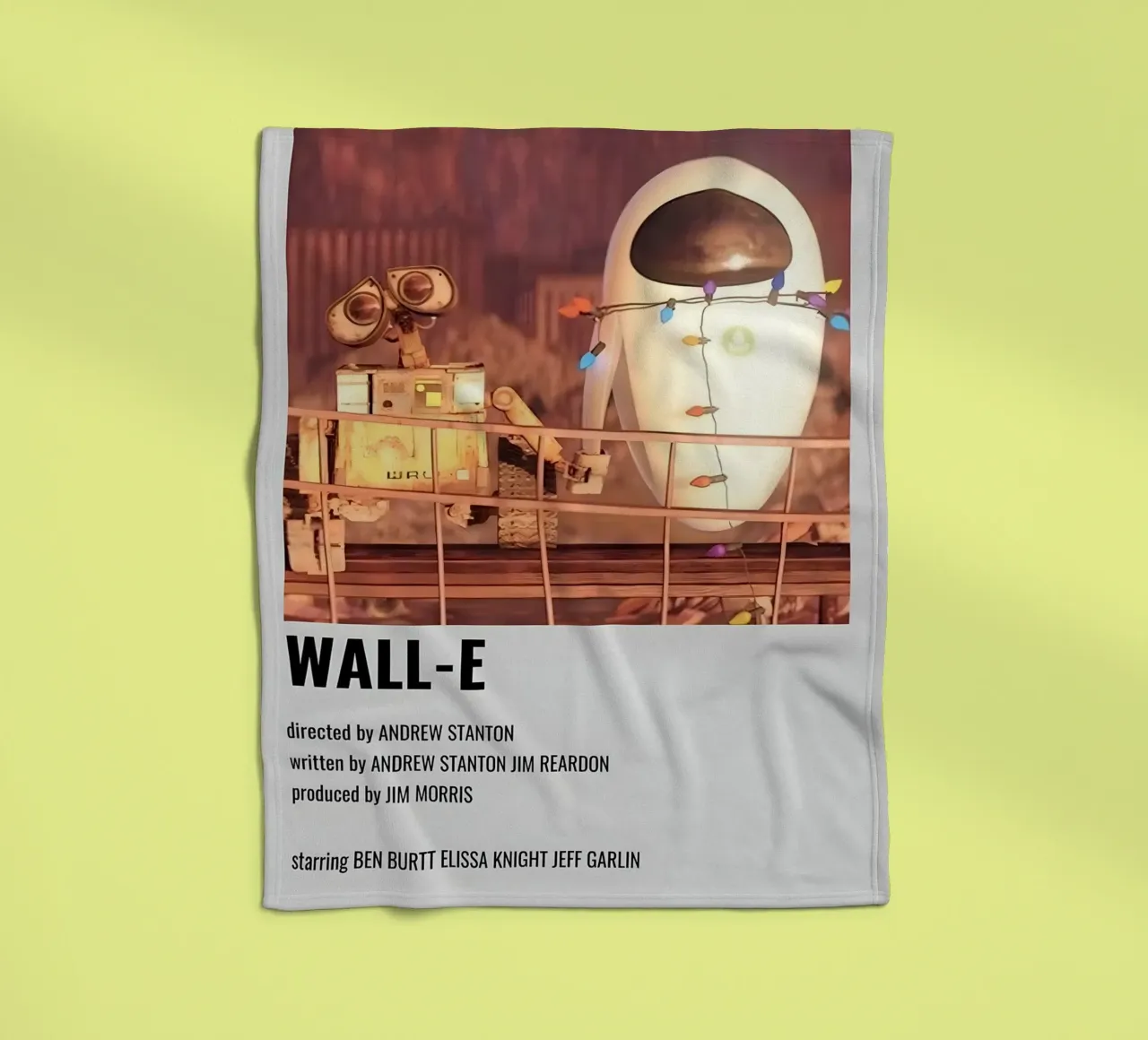 WALL-E fleecedeken van MVFminimalist