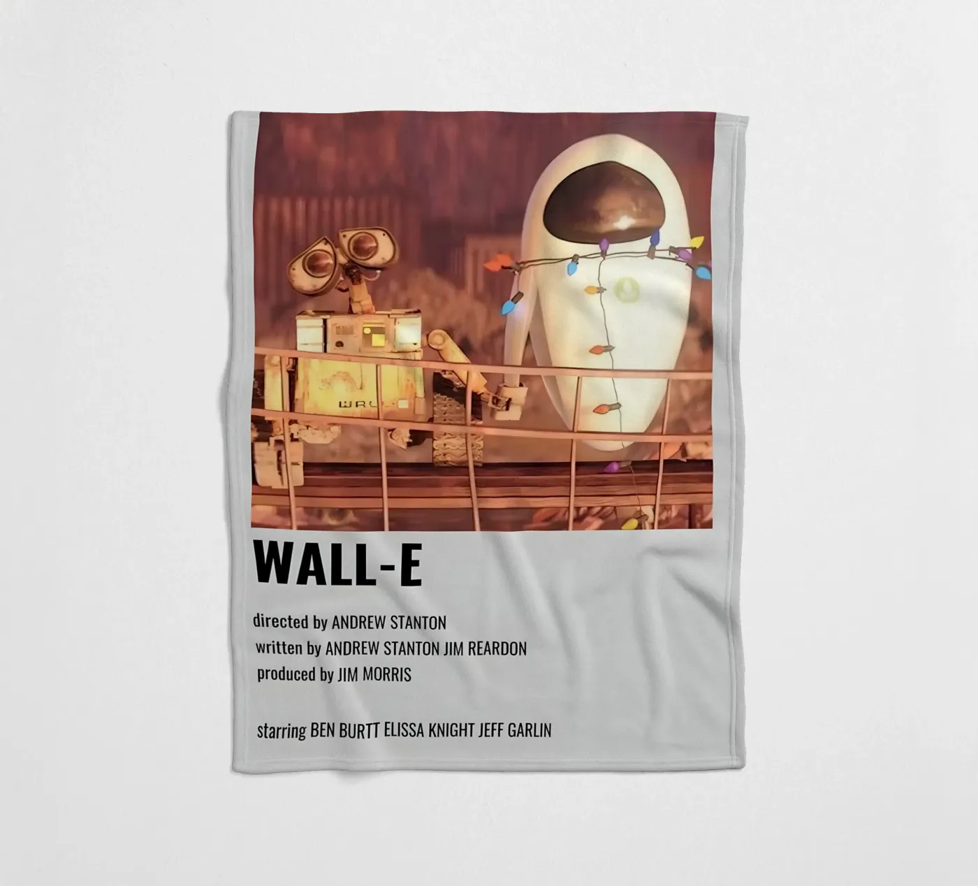 WALL-E fleecedeken van MVFminimalist