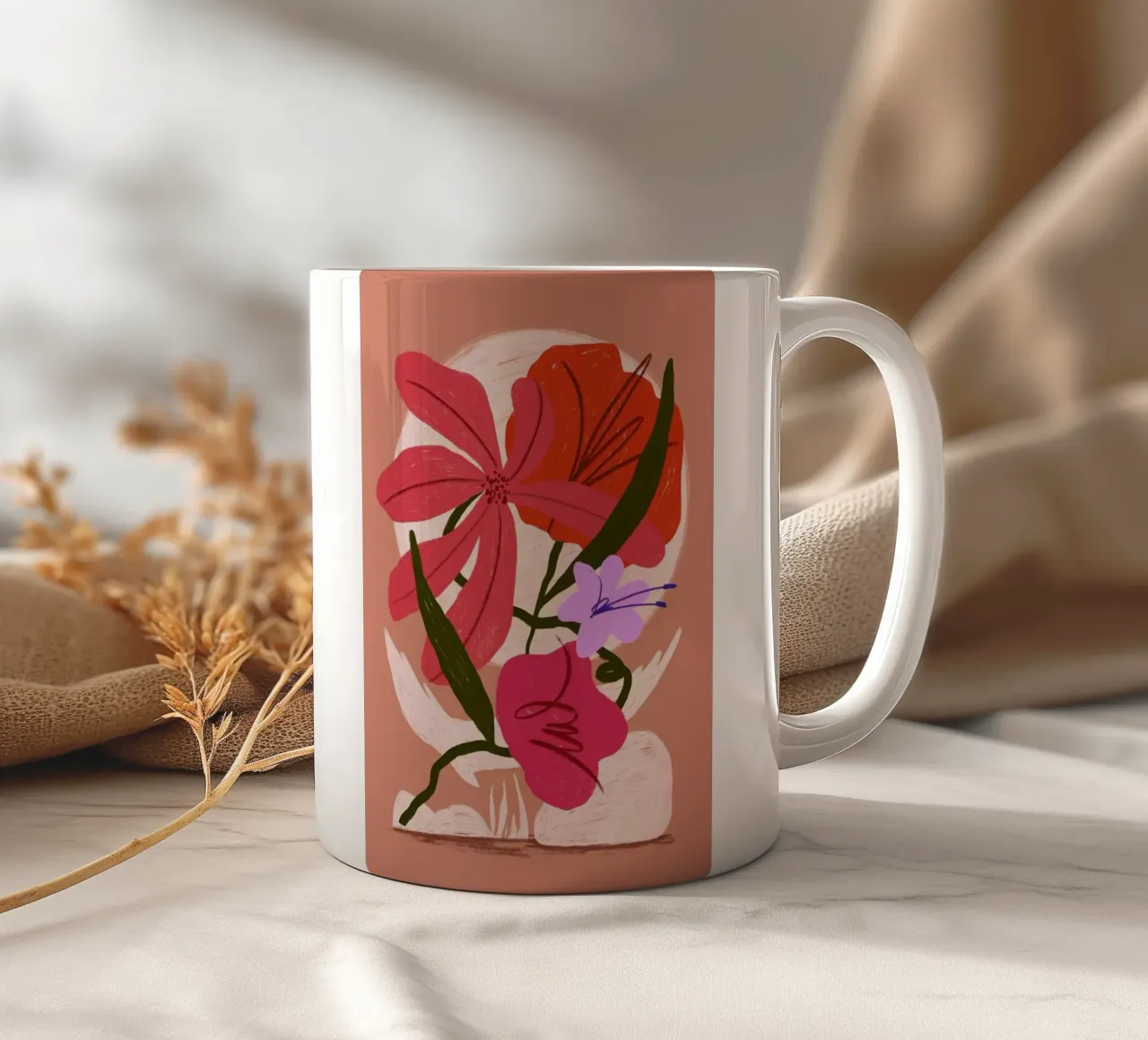 Heralds Of Spring tazza in ceramica da Pure