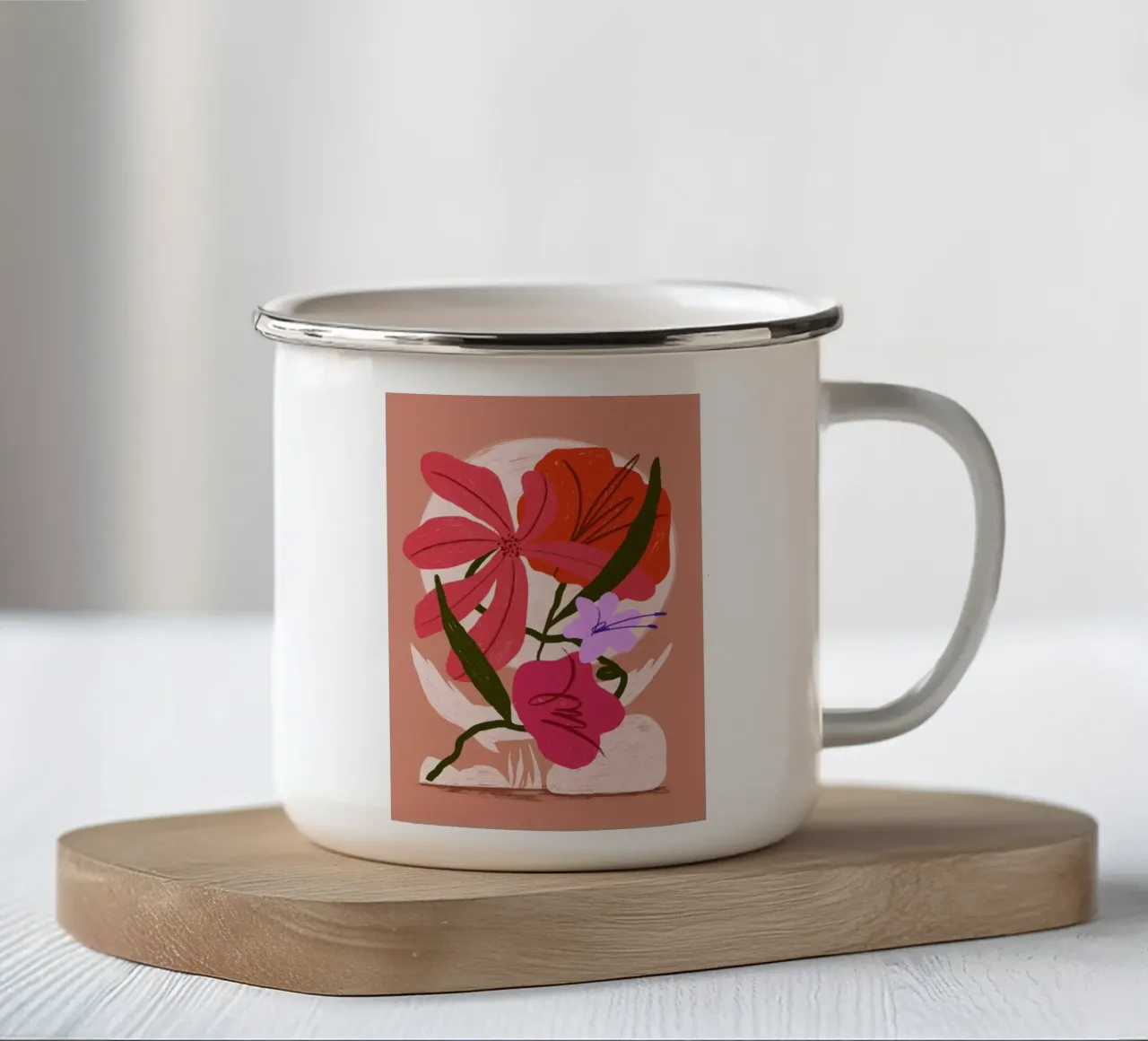 Heralds Of Spring tazza in smalto da Pure