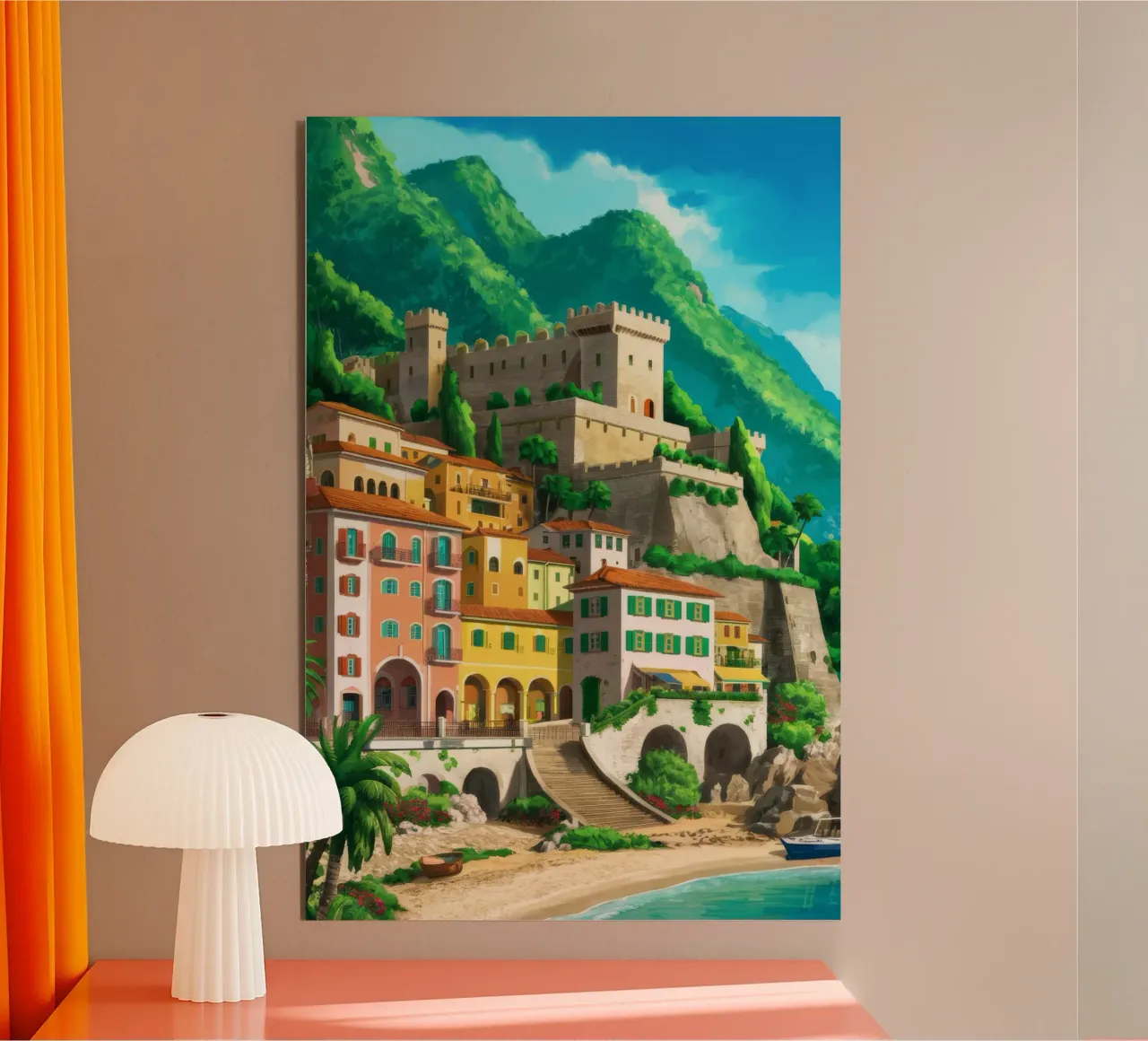 Positano Cliffside Vista forex plate by FadeAura