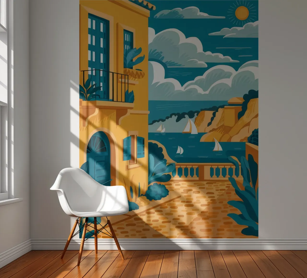 Amalfi Coast Walk photo wallpaper by Muse Artworks