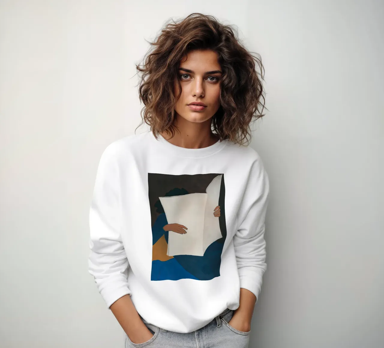 Material de lectura Libro de lectura Hanna Peterson sudadera de Davidprint
