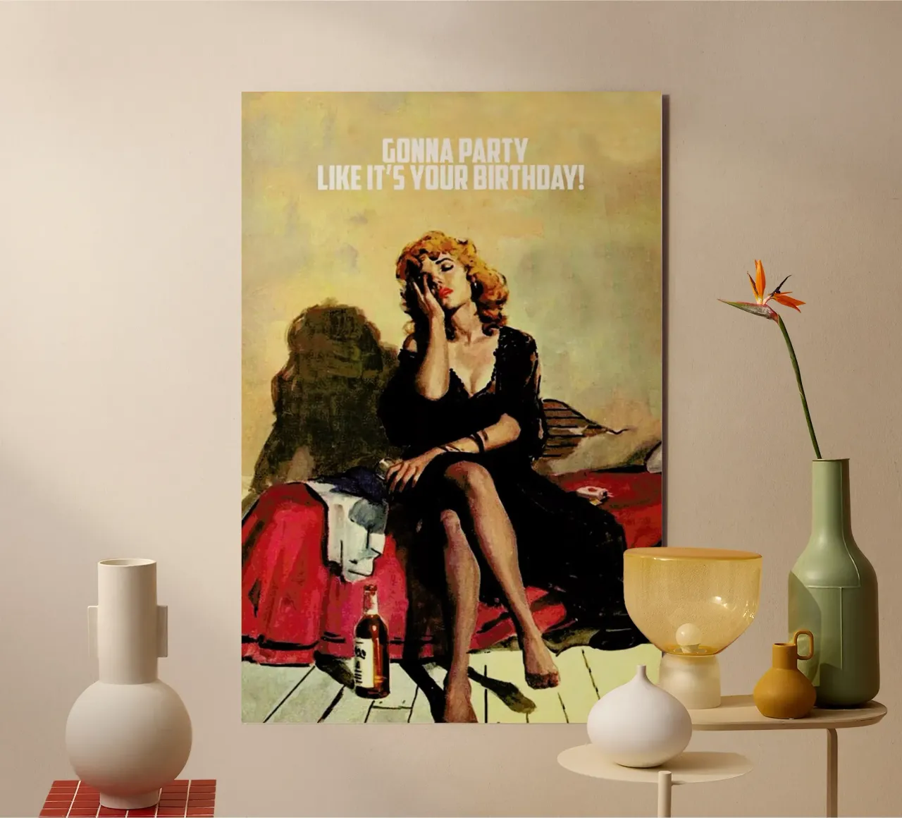 Gonna Party alluminio dibond da Gallery Print and Art Limited