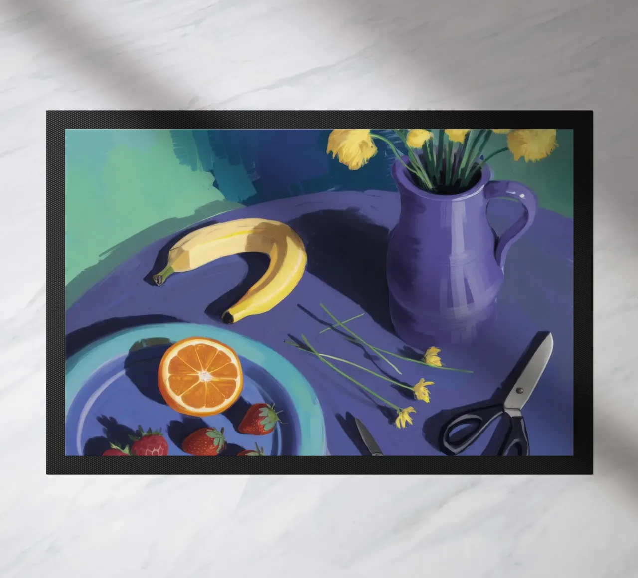 Forbici per fragole e banane zerbino da Stone Decade