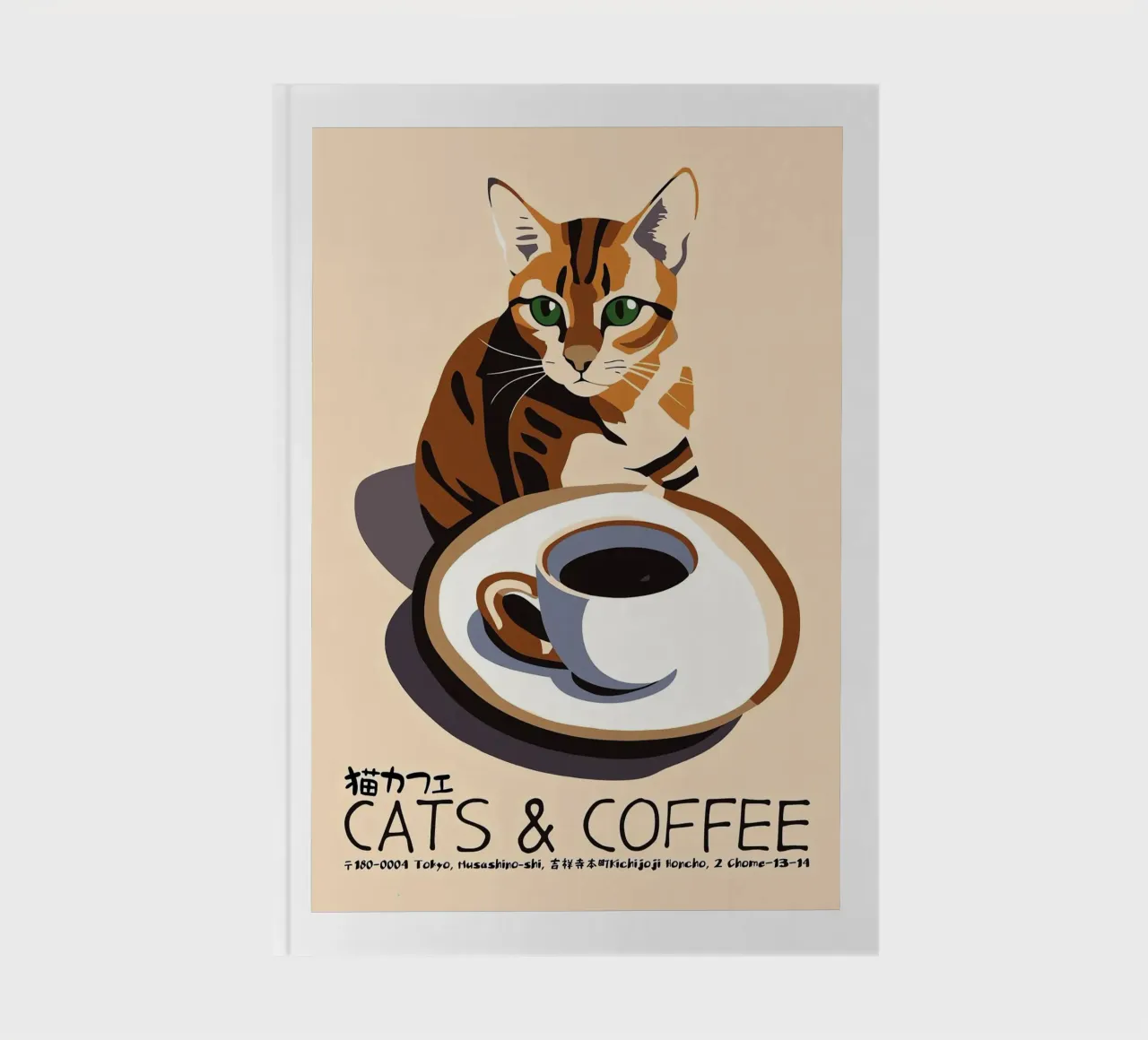 Gatto e caffè giapponese diario da Arjun