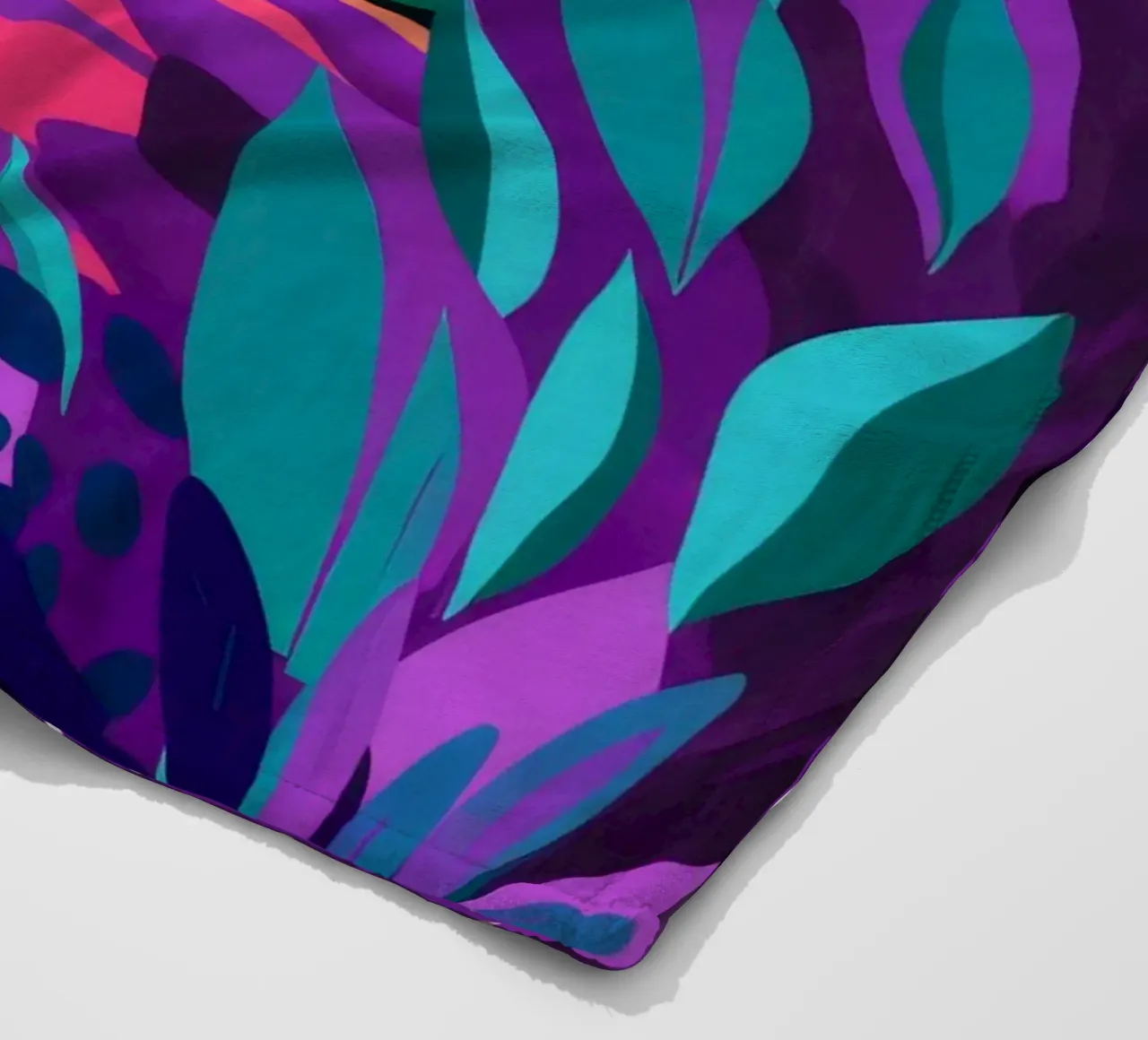 Psychedelischer Dschungeltraum Fleecedecke von Muse Artworks