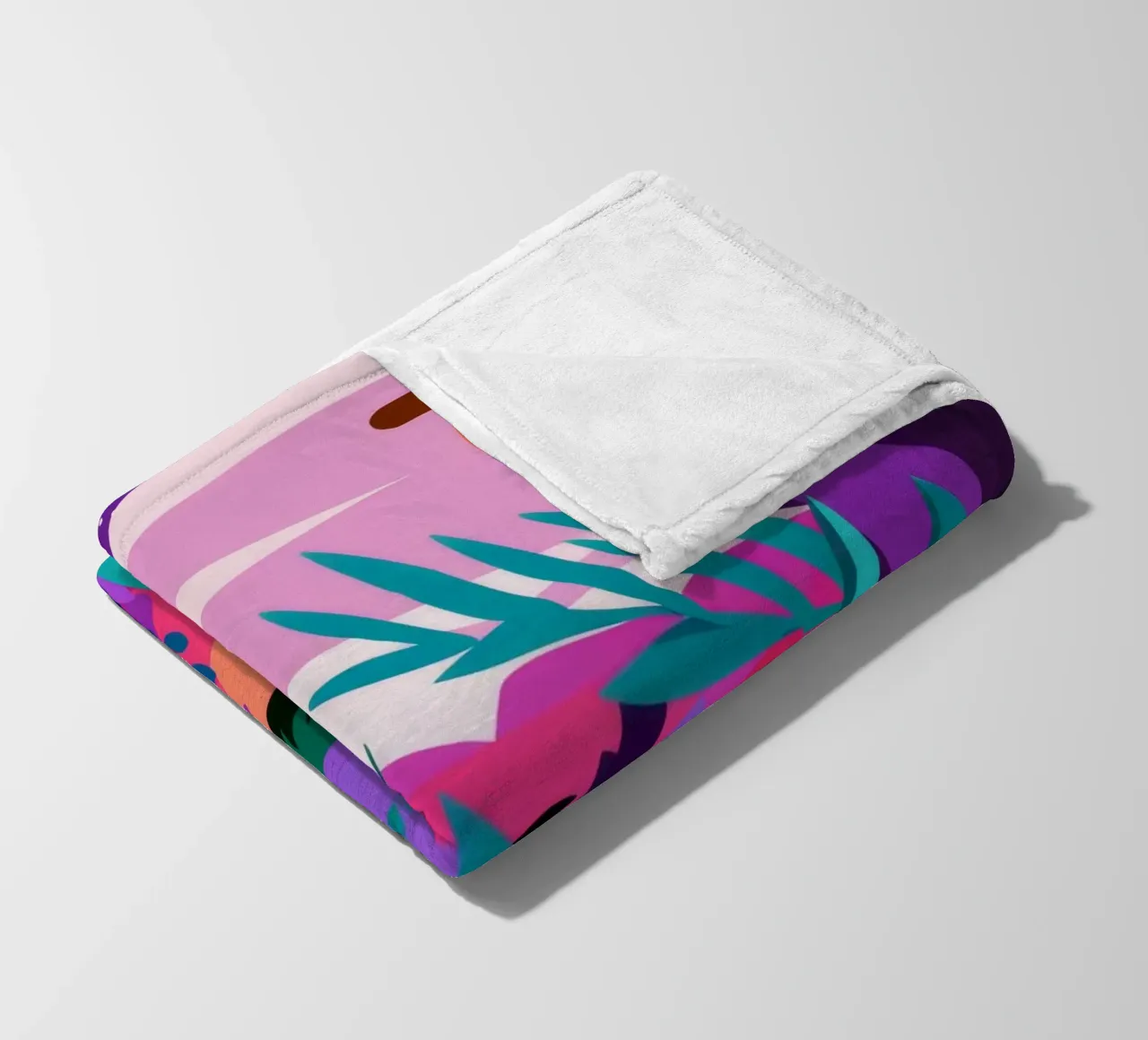 Psychedelischer Dschungeltraum Fleecedecke von Muse Artworks
