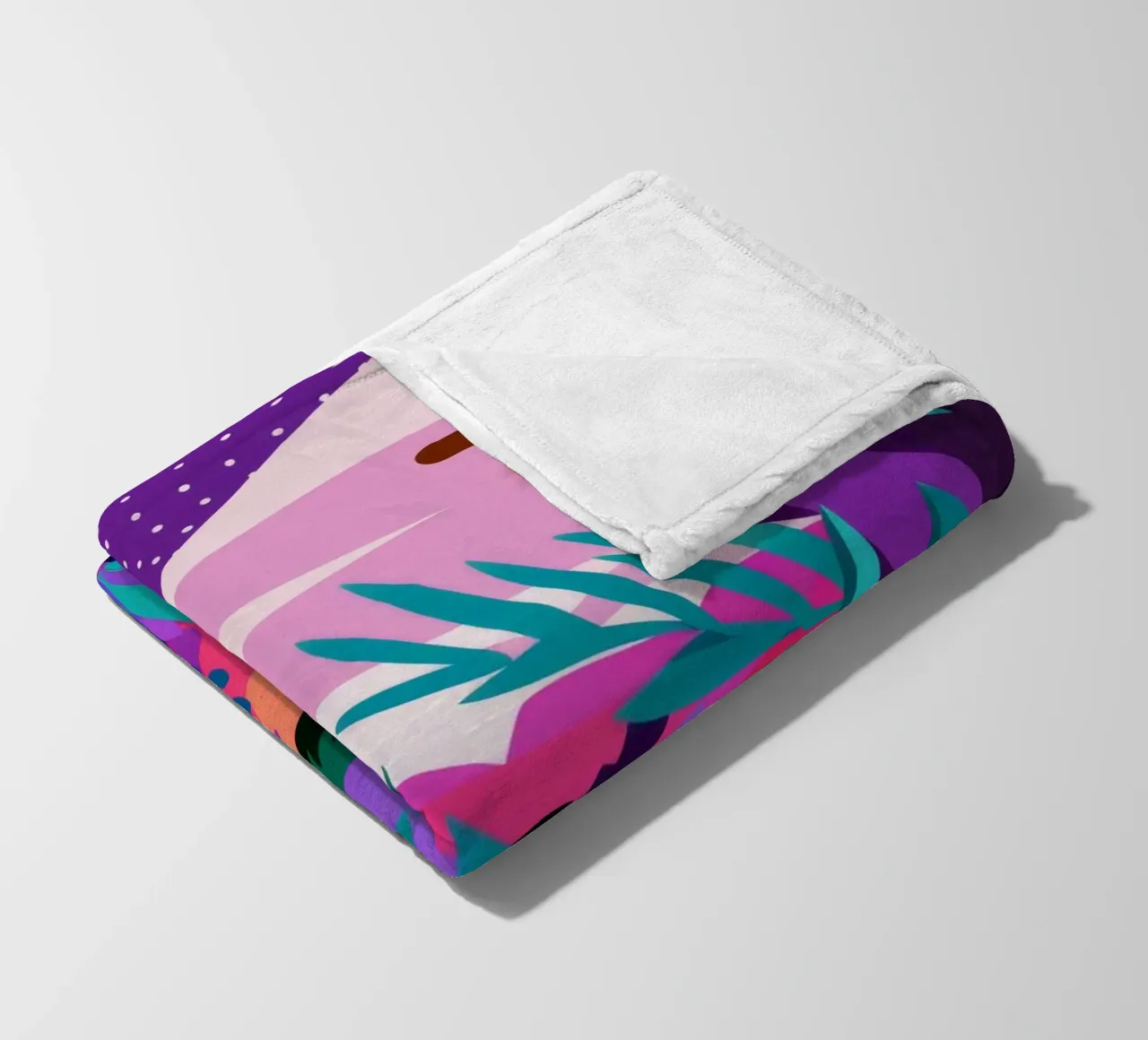 Psychedelischer Dschungeltraum Fleecedecke von Muse Artworks