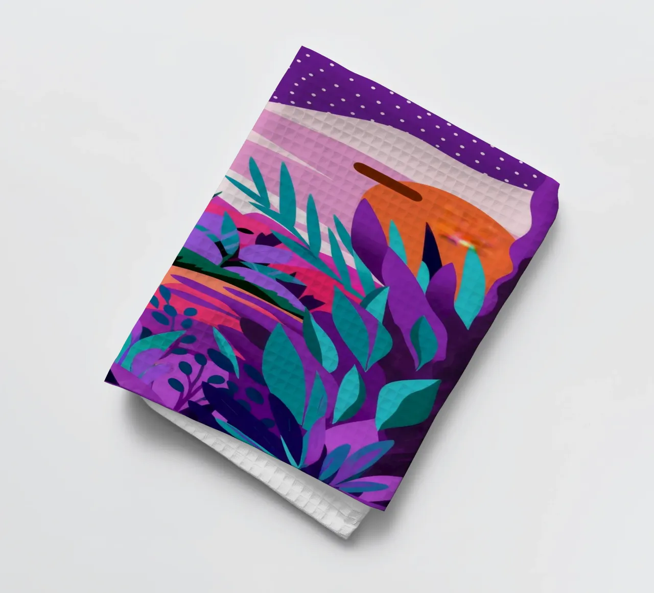 Psychedelischer Dschungeltraum Geschirrtuch von Muse Artworks