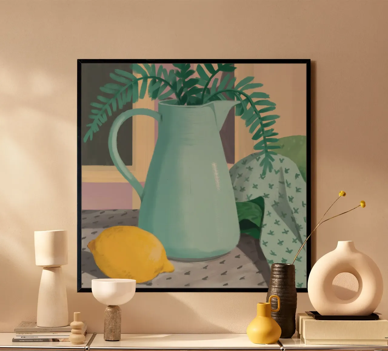Blue Pitcher Fern poster by Stone Decade