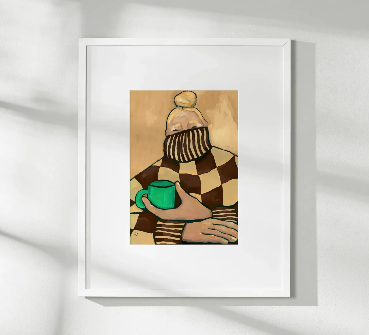 Hanna Peterson Tè verde e assegni poster con telaio in plastica da Davidprint