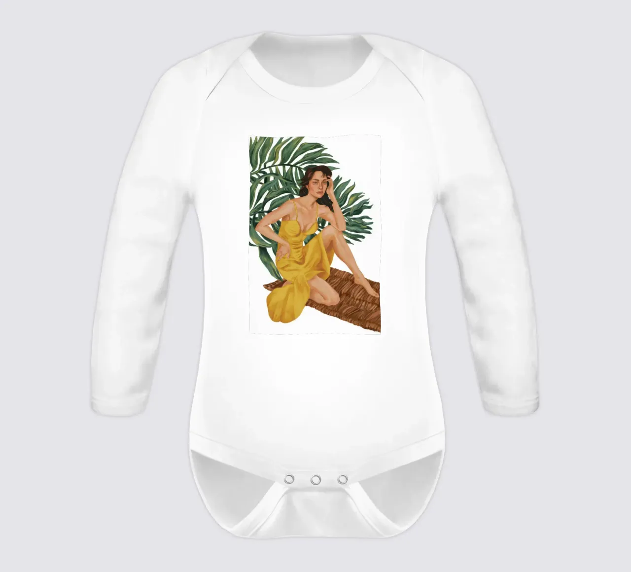 Abito d'oro Riposo body neonato maniche lunghe da Marigold Tiga