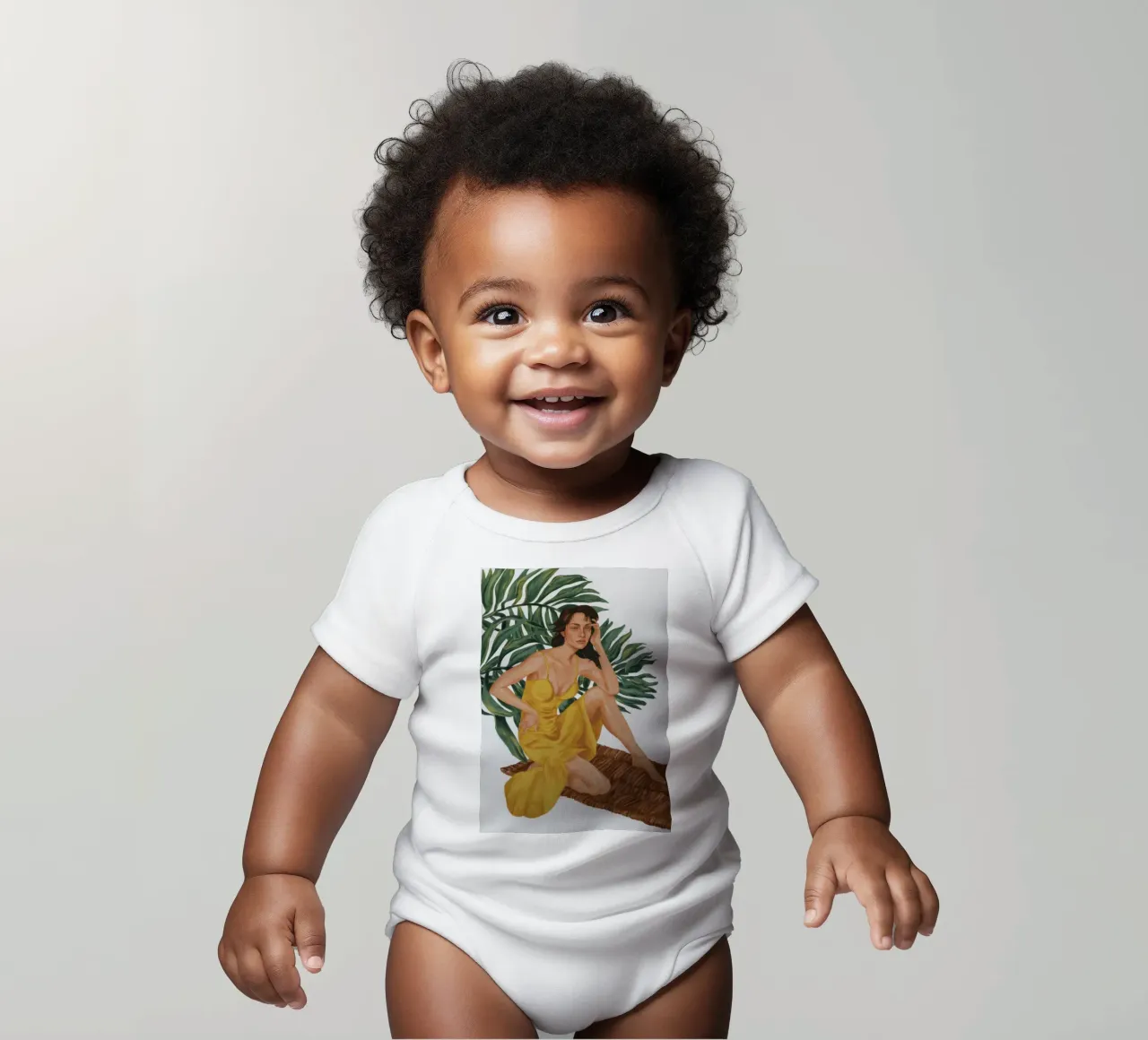 Robe d'or Repose body bébé de Marigold Tiga