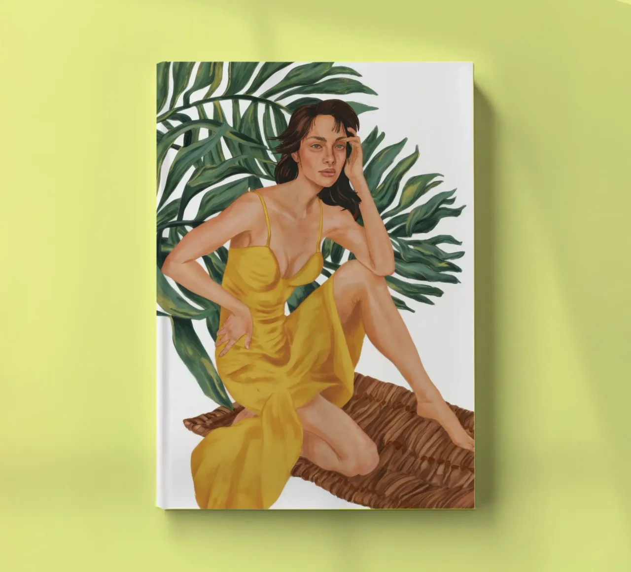 Robe d'or Repose carnet de notes de Marigold Tiga