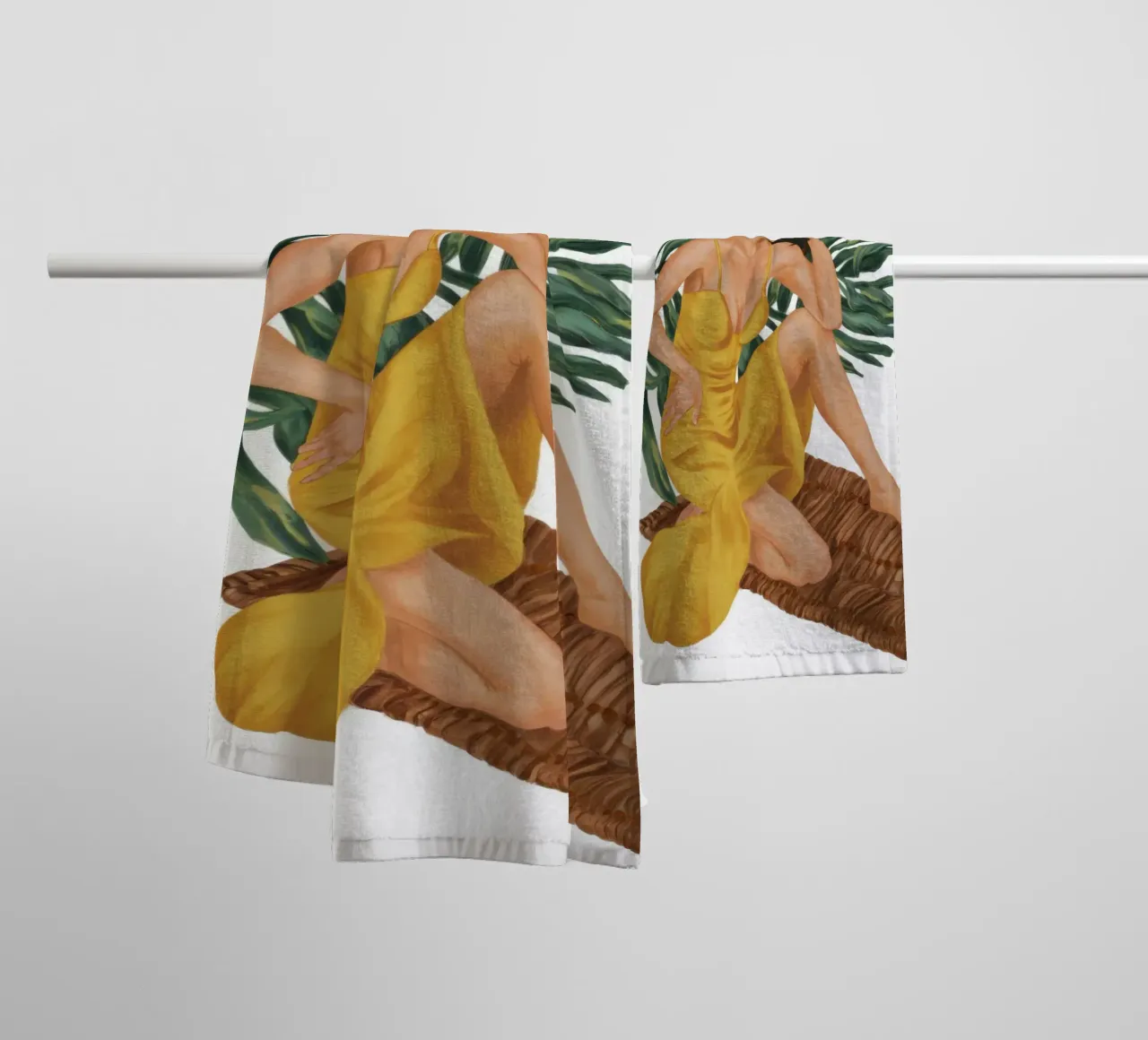 Robe d'or Repose serviette de bain de Marigold Tiga