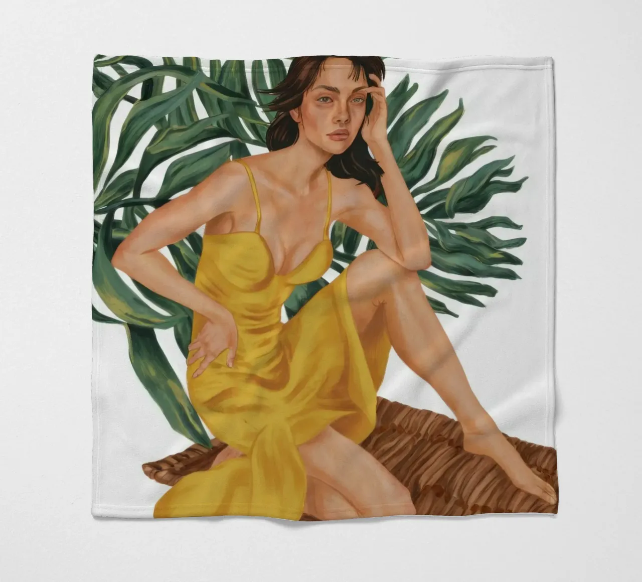 Abito d'oro Riposo coperta in pile da Marigold Tiga