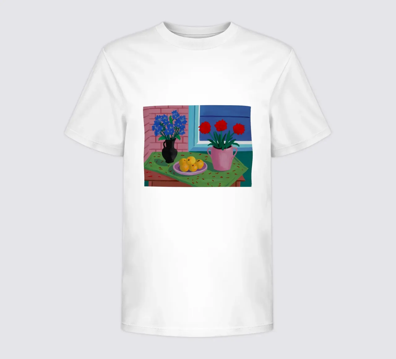 Red Tulip Blue Lemon kids t-shirt by Stone Decade