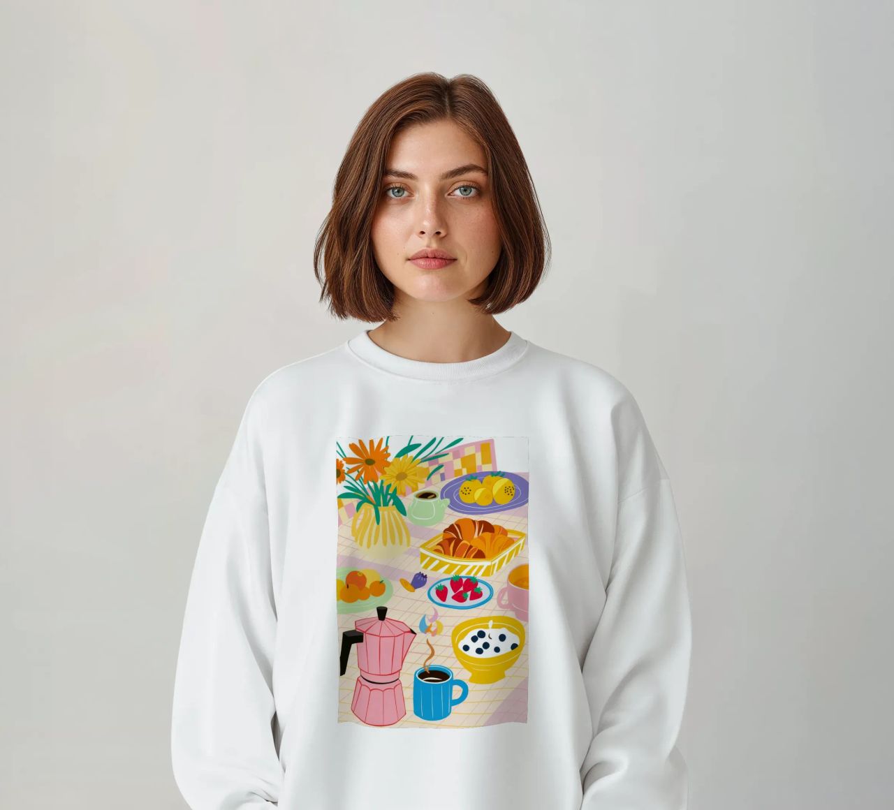 Un'ampia gamma di colazioni colorate felpa da Muse Artworks
