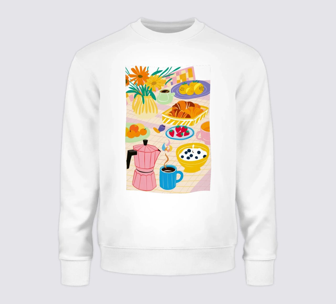 Un'ampia gamma di colazioni colorate felpa da Muse Artworks