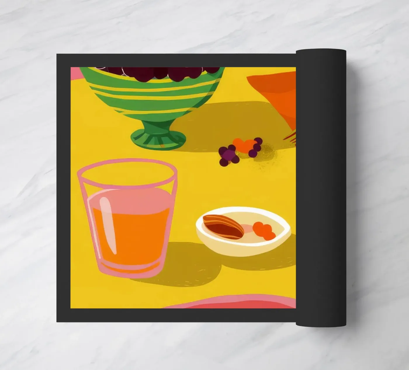 Breakfast Date Spread doormat by Muse Artworks